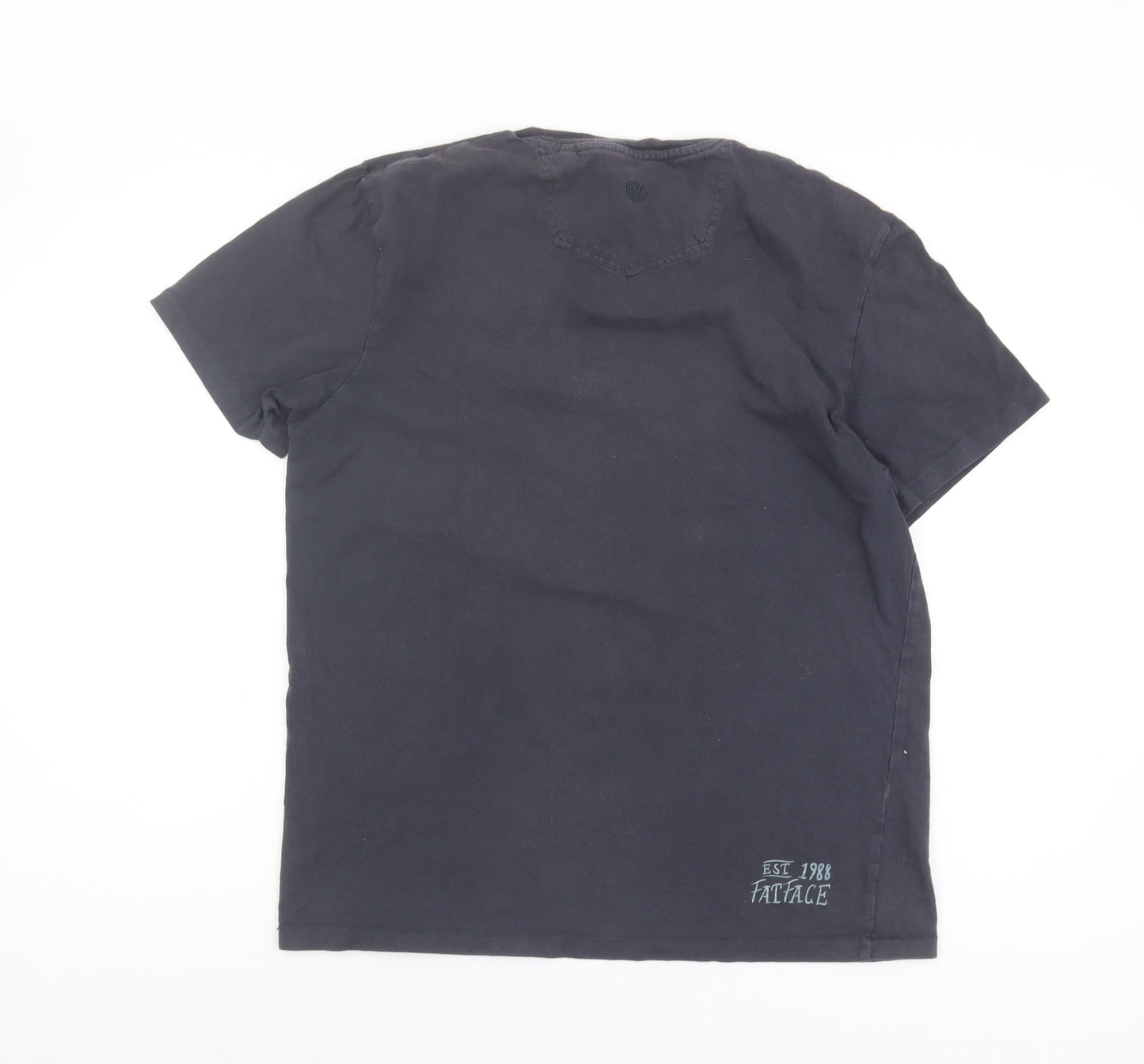 Mens UK Size S FatFace Black  T-Shirt