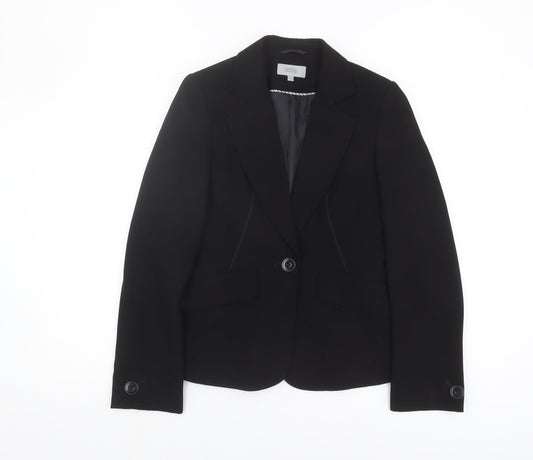 Marks & Spencer Women's Black Blazer Size 8 Regular