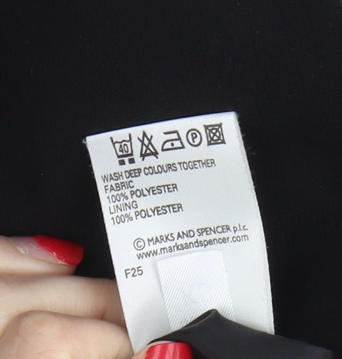 Marks & Spencer Women's Black Blazer Size 8 Regular