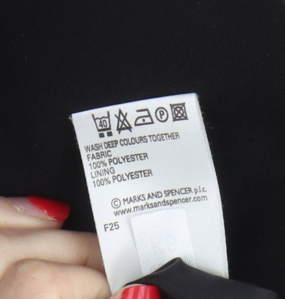 Marks & Spencer Women's Black Blazer Size 8 Regular