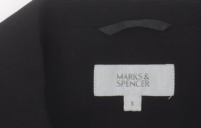Marks & Spencer Women's Black Blazer Size 8 Regular