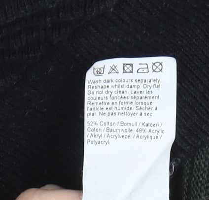 River Island Men's XXL Green Crew Neck Pullover Jumper