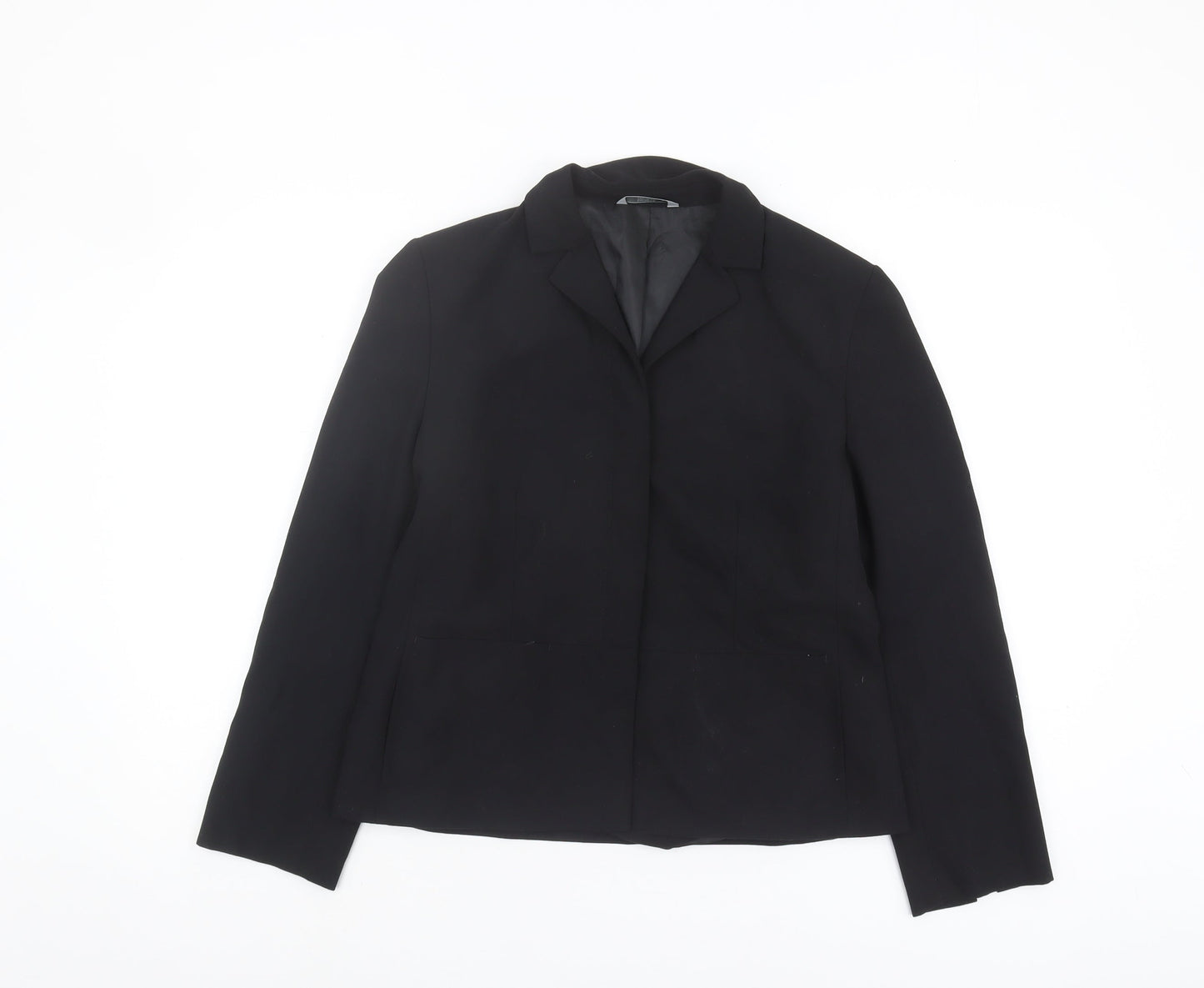 Marks and Spencer Women's Black Blazer, Size 12, Petite Fit