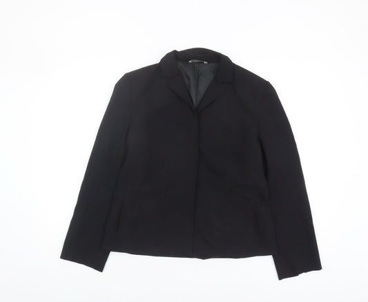 Marks and Spencer Women's Black Blazer, Size 12, Petite Fit