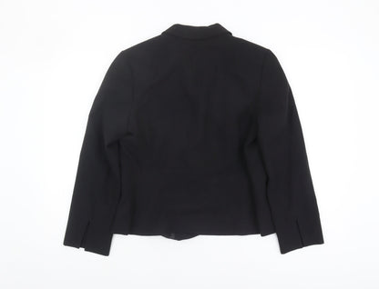 Marks and Spencer Women's Black Blazer, Size 12, Petite Fit