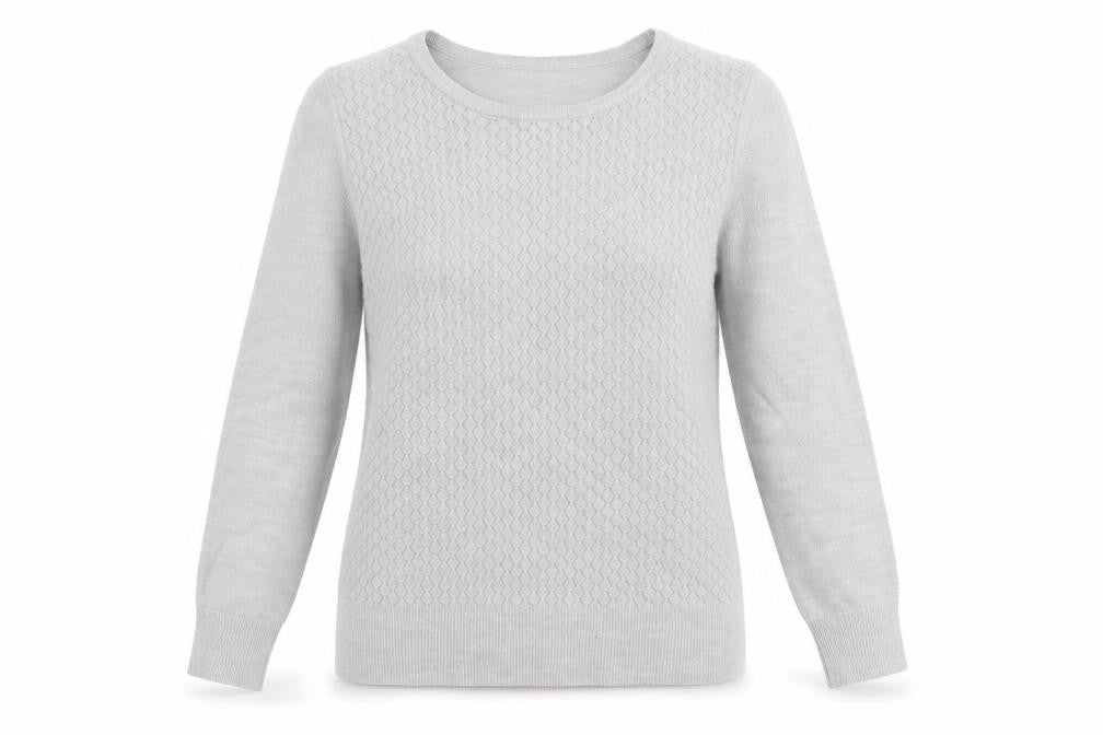 Womens UK Size 10 Marks and Spencer Grey Pullover Jumper