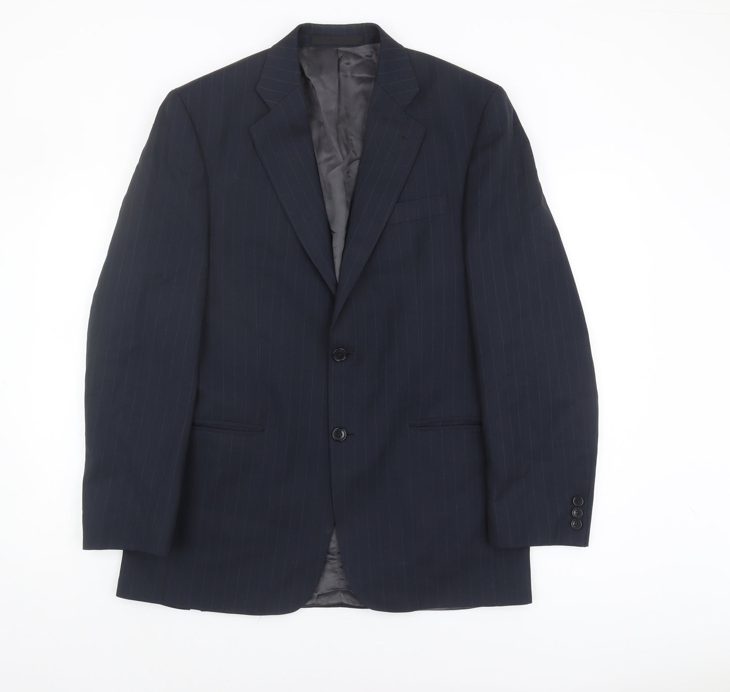 Mens UK Size 38 Marks and Spencer Regular Blue Suit Jacket