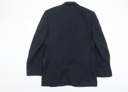 Mens UK Size 38 Marks and Spencer Regular Blue Suit Jacket