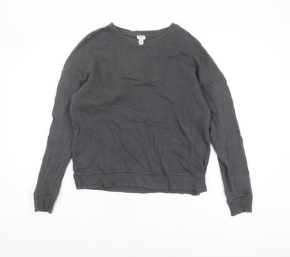 River Island Women's Black Small Pullover Sweatshirt