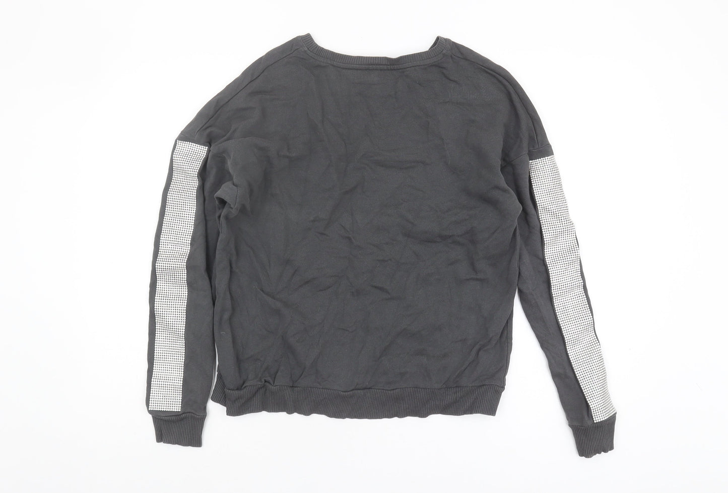 River Island Women's Black Small Pullover Sweatshirt