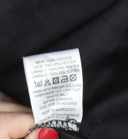 ASOS Maternity Black A-Line Dress Size 10 Women