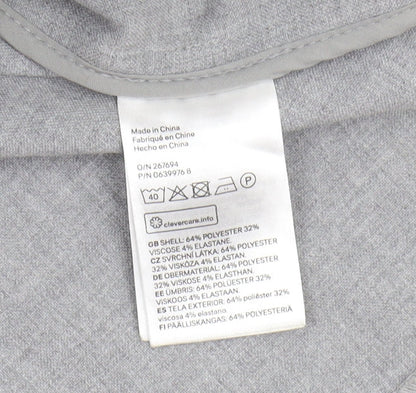 Womens UK Size 14 H&M Grey Basic Jacket