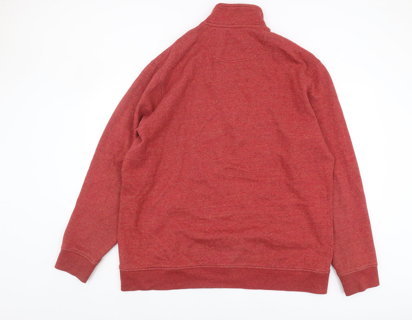Mens UK Size XL Lands' End Red Pullover Sweatshirt