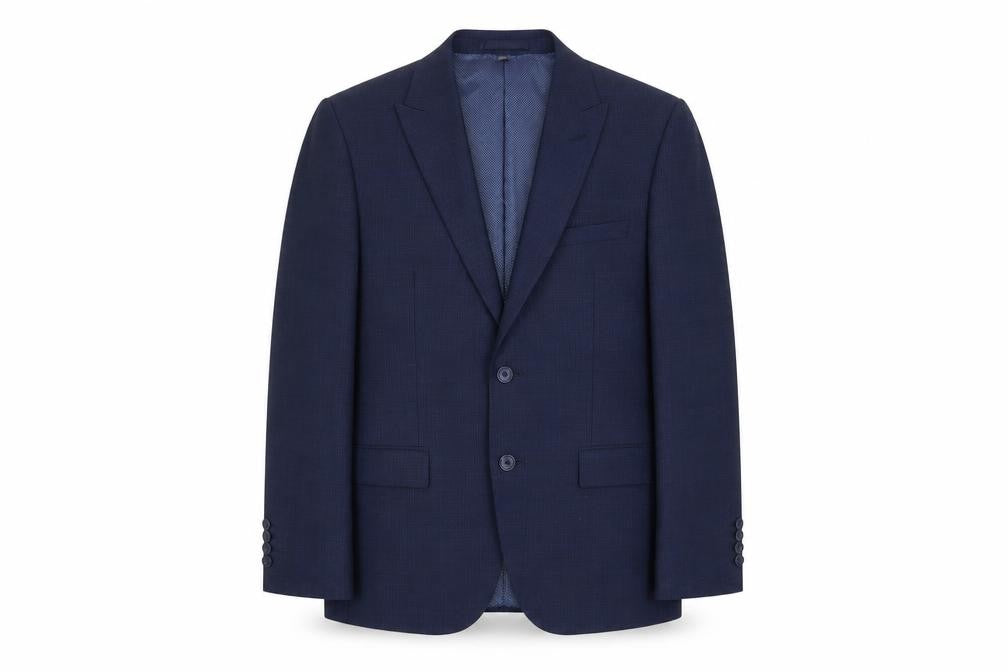 Mens UK Size 40 Marks and Spencer Regular Blue Suit Jacket
