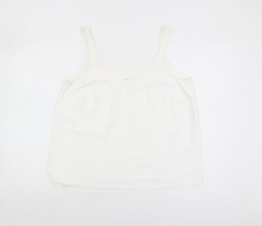 M&Co Women's Ivory Camisole Tank Top Size 12