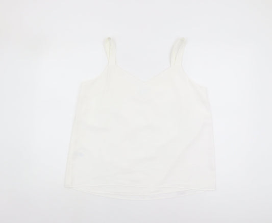 M&Co Women's Ivory Camisole Tank Top Size 12