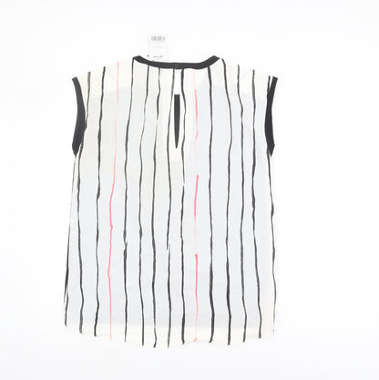 Womens UK Size 12 NEXT Multicoloured Basic Blouse