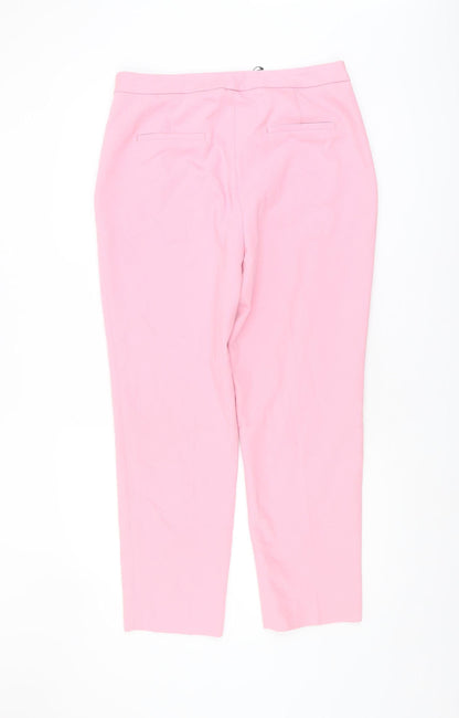 Womens UK Size XL Zara   Pink Trousers