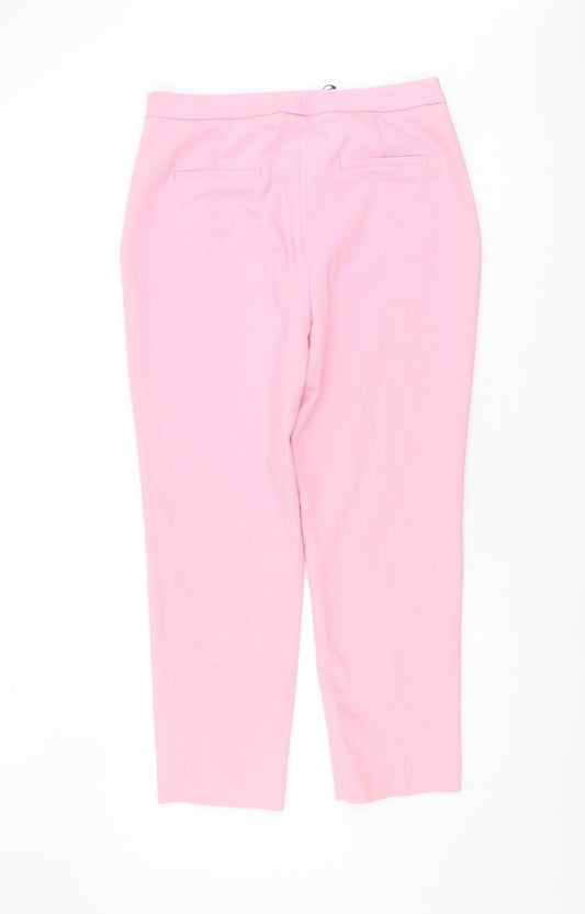 Womens UK Size XL Zara   Pink Trousers