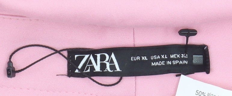 Womens UK Size XL Zara   Pink Trousers