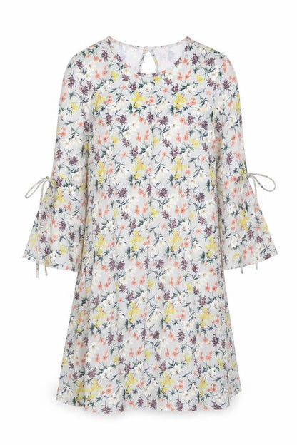 QED London Floral Women's Dress, Multicoloured, Size 12