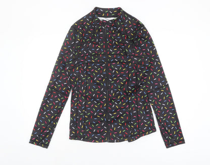 Lucy Locket Loves Women's Black Sprinkle Print Jacket