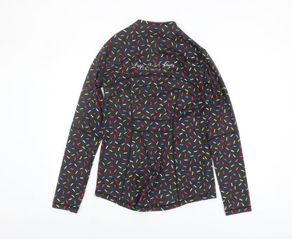 Lucy Locket Loves Women's Black Sprinkle Print Jacket