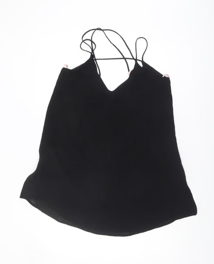 Womens UK Size XS FOREVER 21 Black Camisole Tank