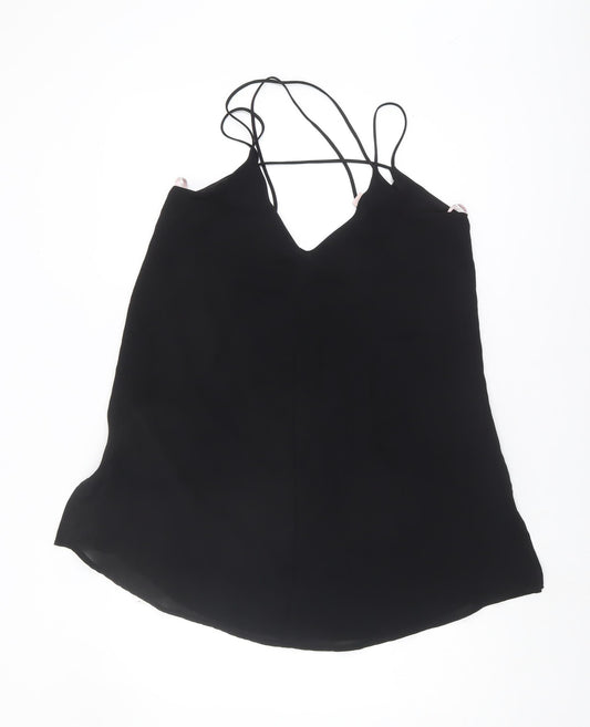 Womens UK Size XS FOREVER 21 Black Camisole Tank