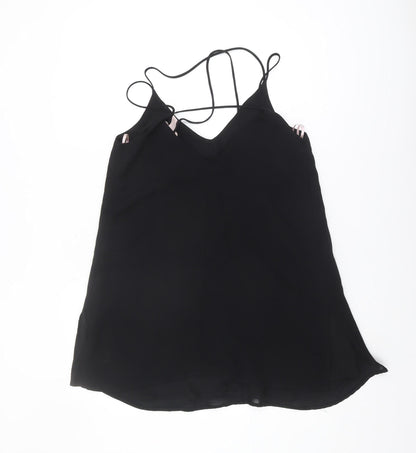 Womens UK Size XS FOREVER 21 Black Camisole Tank