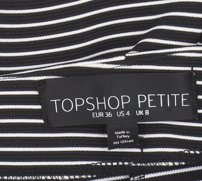 Womens UK Size 8 Topshop Skater Knit Skirt