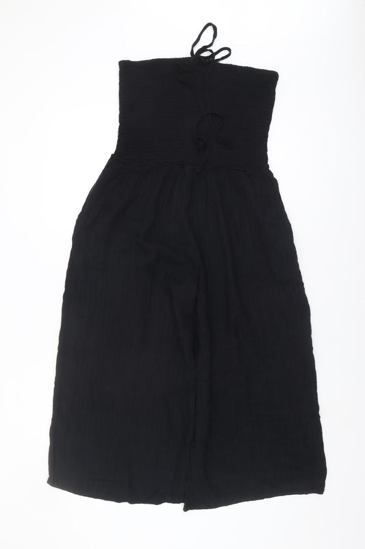 Next Women's Black Jumpsuit Size 10 Wide-Leg
