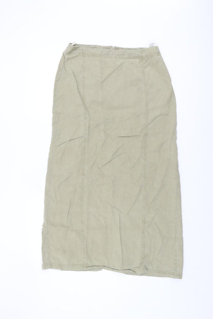 Marks & Spencer Women’s Green Midi Pencil Skirt Size 14