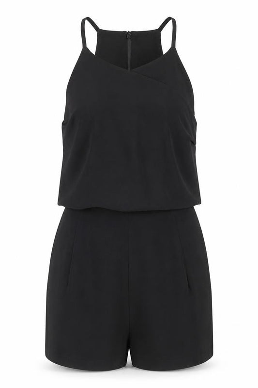 South Women's Black Halter Playsuit Size 12