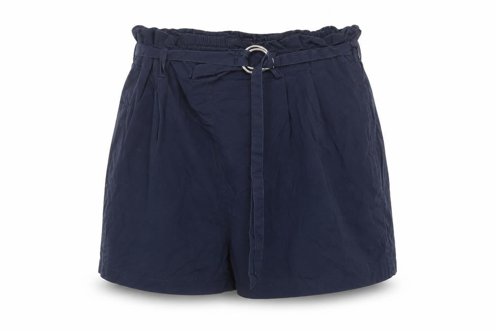 Womens UK Size L Zara Relaxed Fit Paperbag Shorts