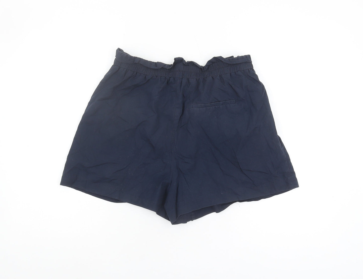 Womens UK Size L Zara Relaxed Fit Paperbag Shorts