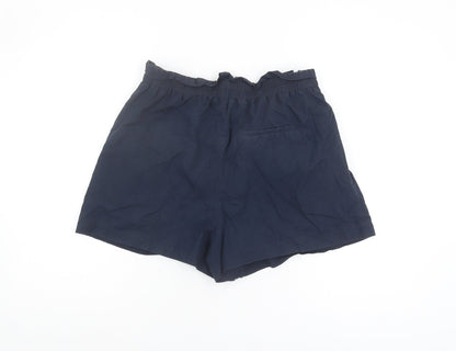 Womens UK Size L Zara Relaxed Fit Paperbag Shorts