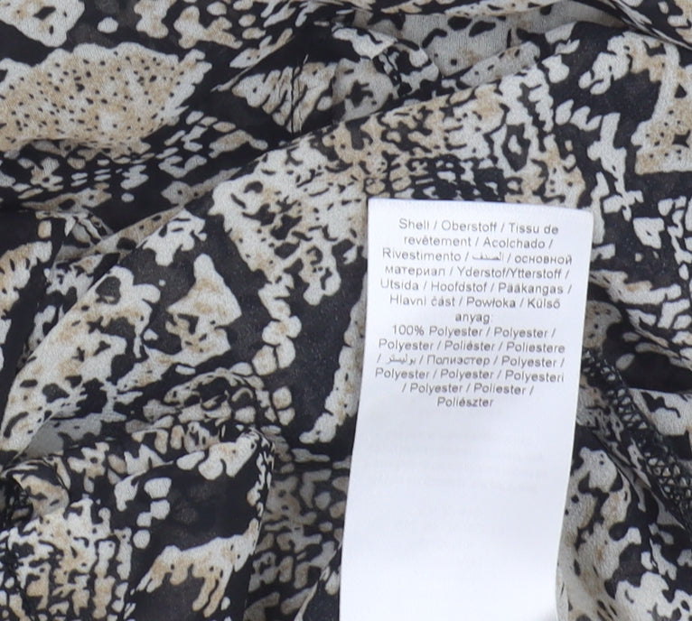 b.young Women's Multicoloured Animal Print Blouse Size 8