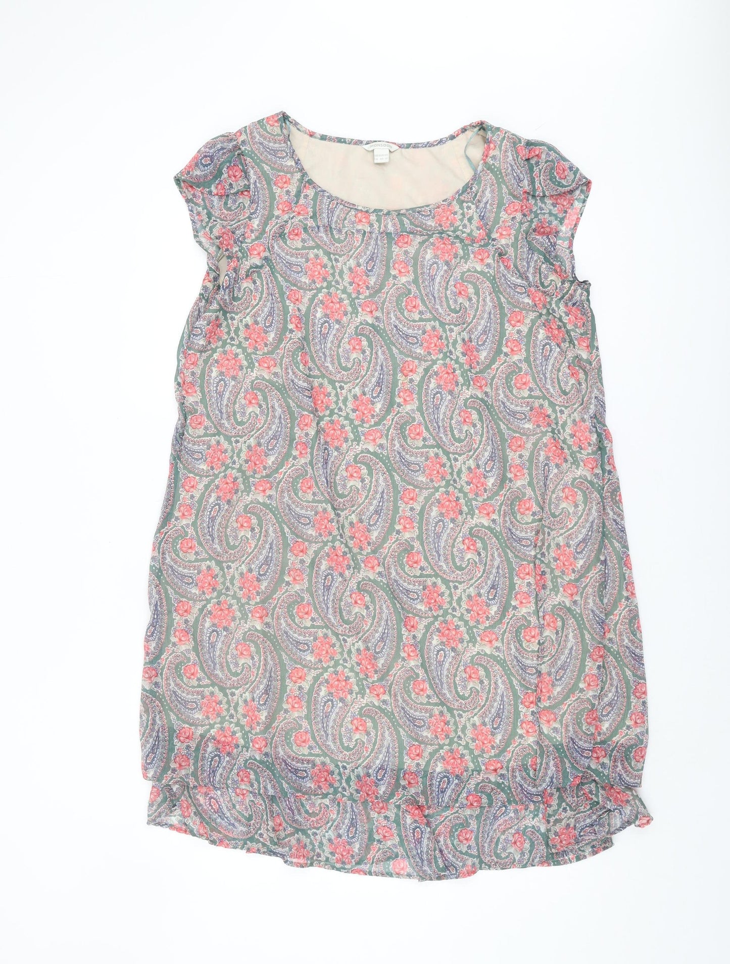 Monsoon Women’s Multicoloured Paisley Dress Size 16