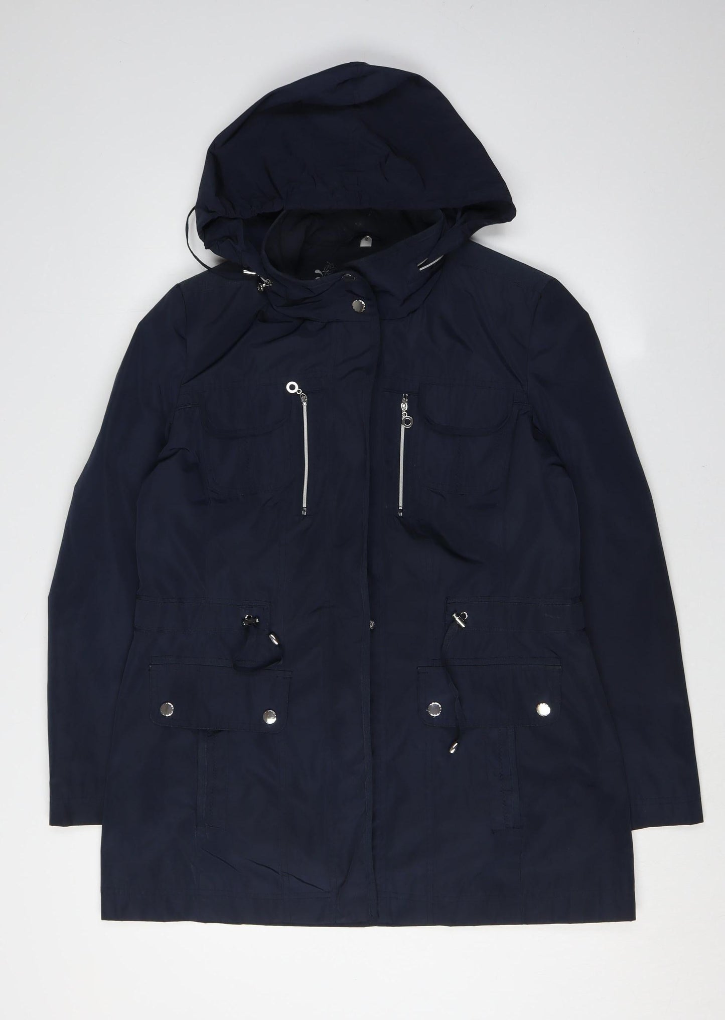 Klass Women's Navy Parka Jacket Size 12
