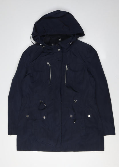 Klass Women's Navy Parka Jacket Size 12