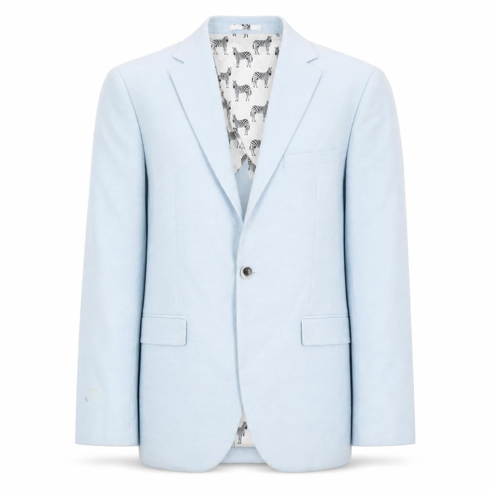 Mens UK Size 40 Moss London Regular Blue Suit Jacket