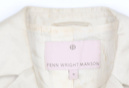 Fenn Wright Manson Women’s Beige Skirt Suit Size 8