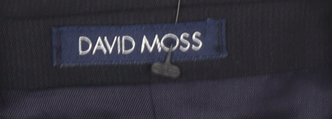 Mens UK Size 40 David Moss Regular Blue Suit Jacket