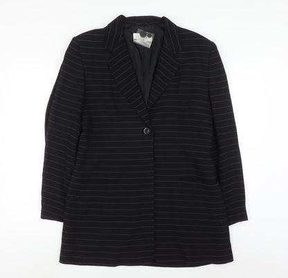 Womens UK Size 12 Planet Regular Black Suit Jacket