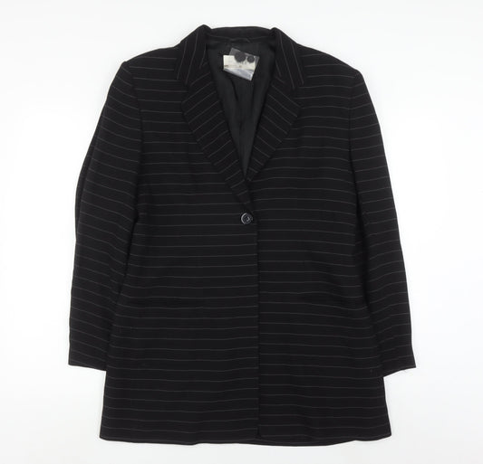 Womens UK Size 12 Planet Regular Black Suit Jacket