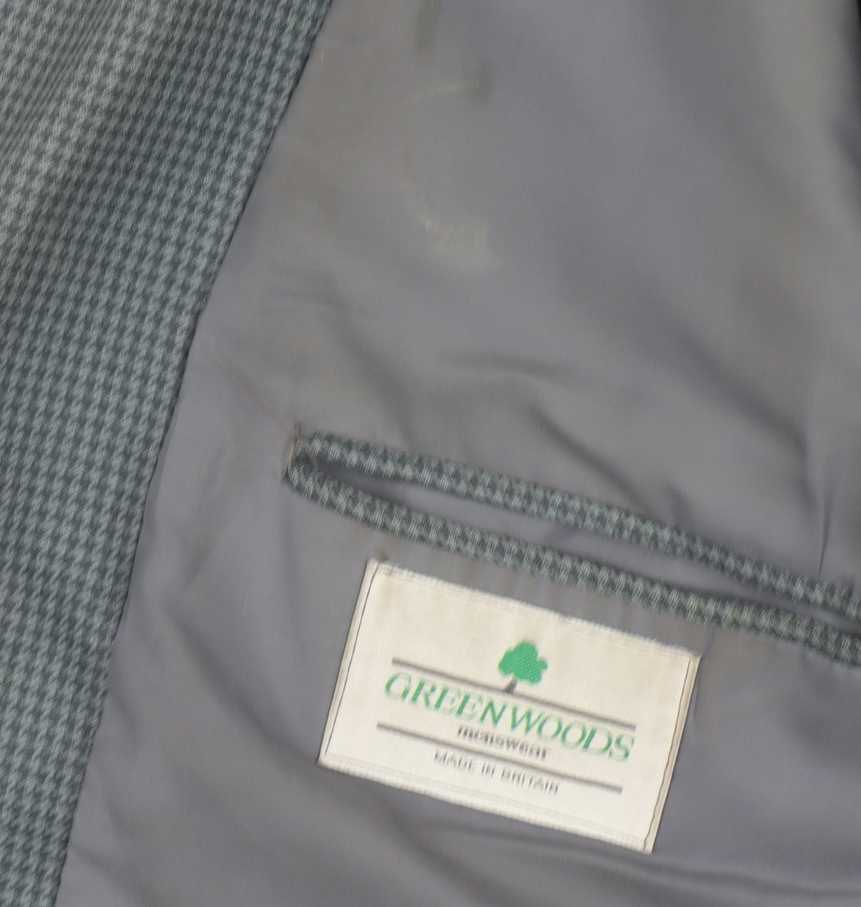 Mens UK Size 40 Greenwoods Regular Grey Suit Jacket