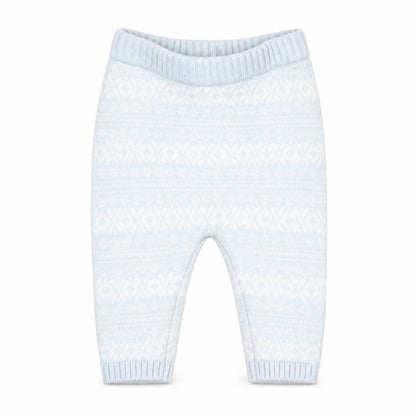 Front view of Next Baby Blue Cotton Leggings 0-3 Months
