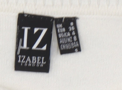 Womens UK Size S Izabel London Grey Pullover Jumper