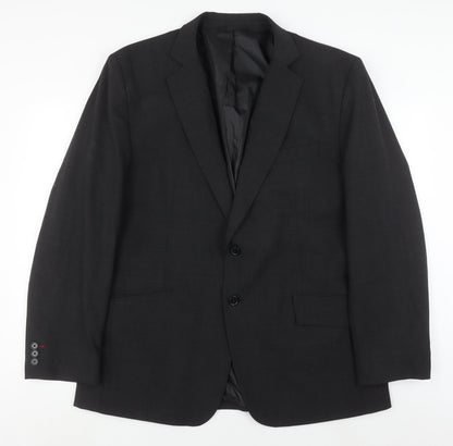 Jermyn Street Design Men's Black Blazer 44 Regular